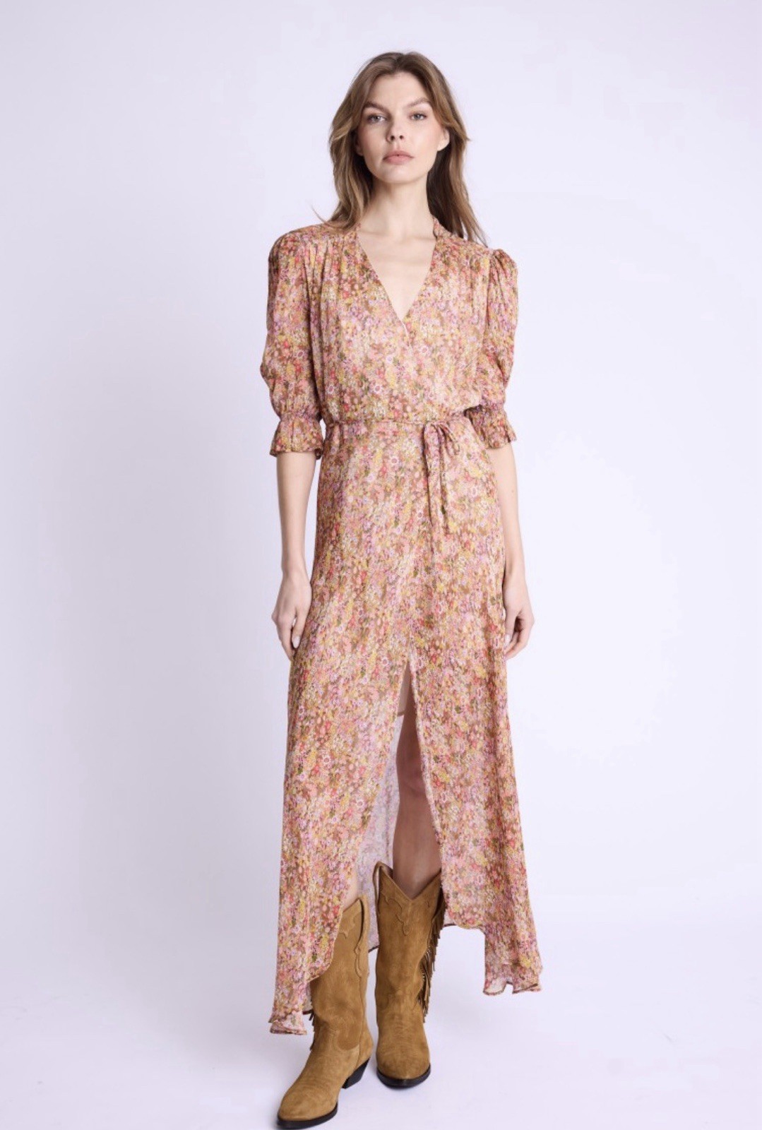 BERENICE Ronia Floral print wrap dress BNWT 34/XS $325