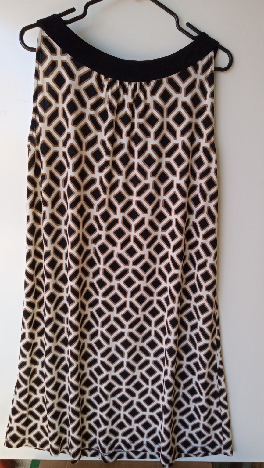 212 Collection Brown Black White Women’s Sleeveless Dress XL