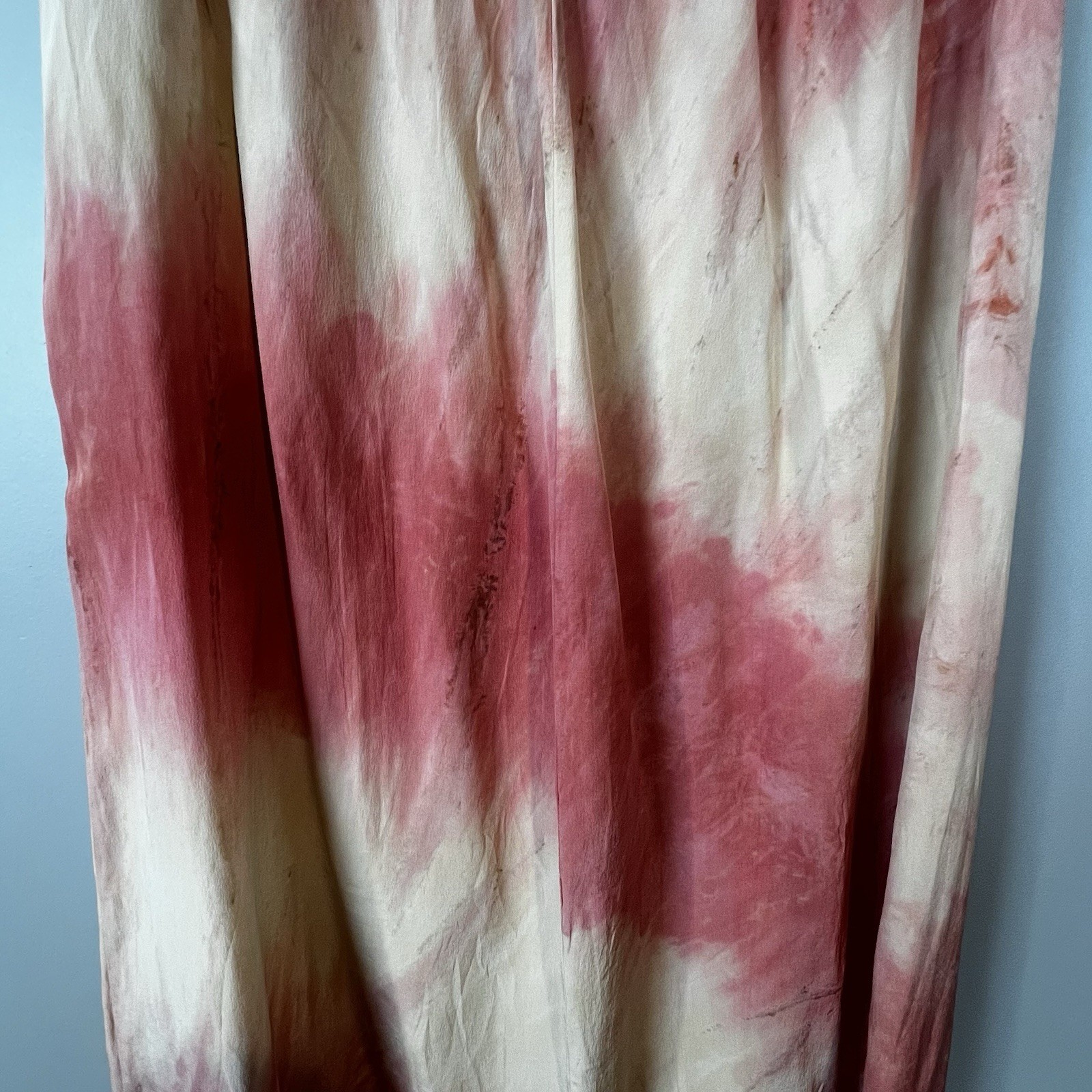 Gypsy 05 Taylor Ruffle Maxi Dress Pink Coral Tie Dye ASO Ariana Size Medium