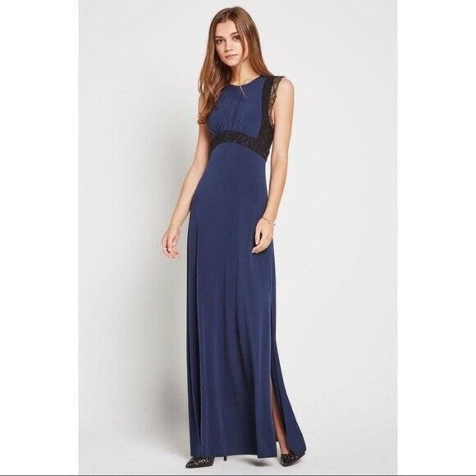 BCBGeneration Lace-Trimmed Evening Dress Size 2 New