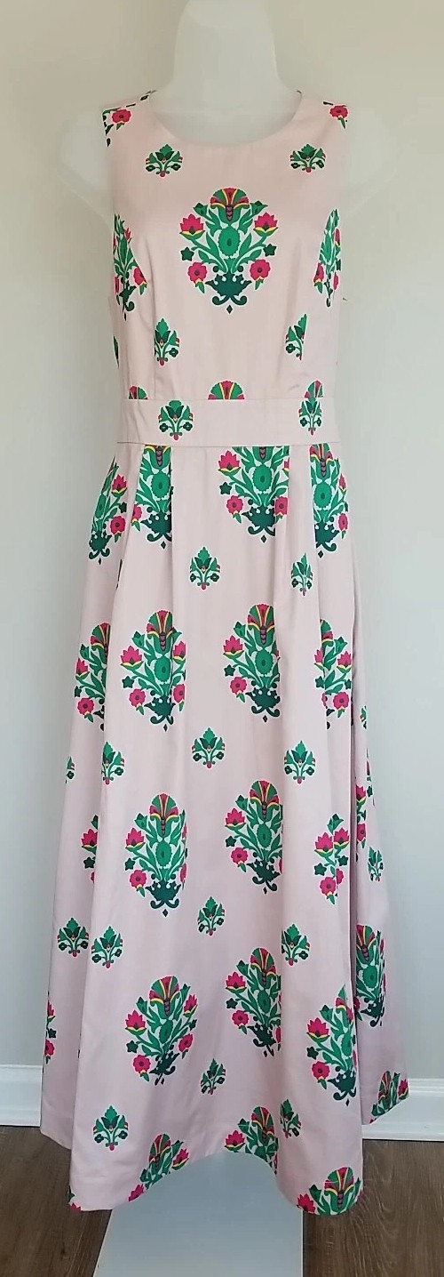 Boden Elsa Back Detail Midi Dress US 4 NWT