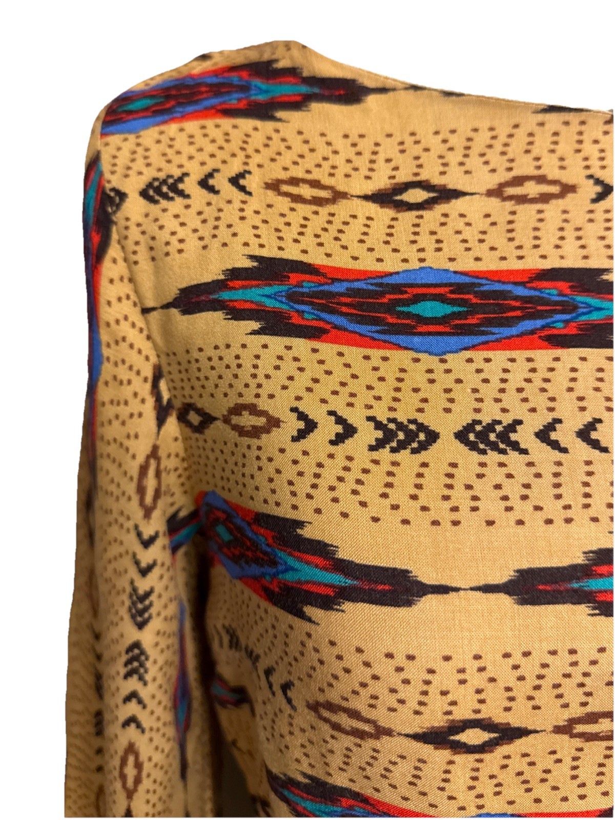 Freeway Vntg Boho Dress Side Zip Size S Style#8418A Pit To Pit 17.5”L 34”anthrop