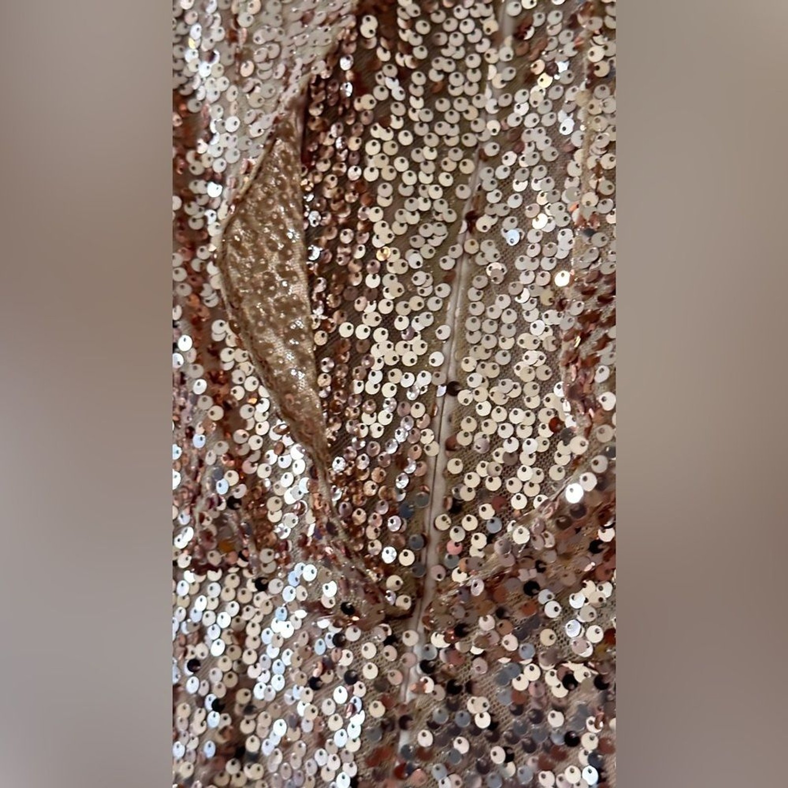 Vince Camuto Dress Copper Sequin, 14W and 16W