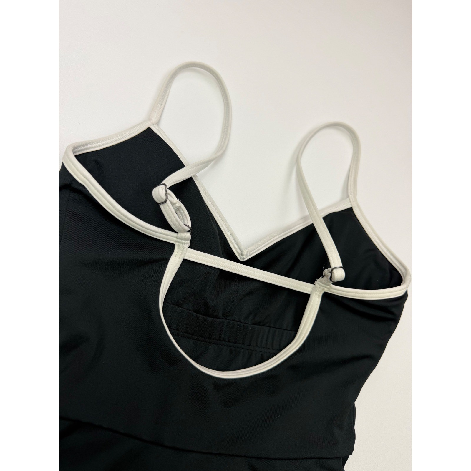 Gilly Hicks Active Dress Black White Trim Built-in Shorts Pocket XS Mini Tennis
