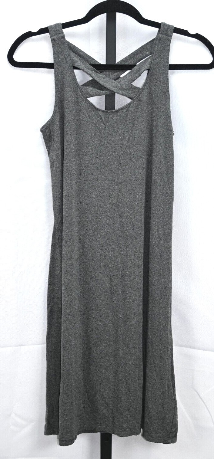 Maurices gray tank dress pullover size small RN#51783 95% rayon 5% spandex