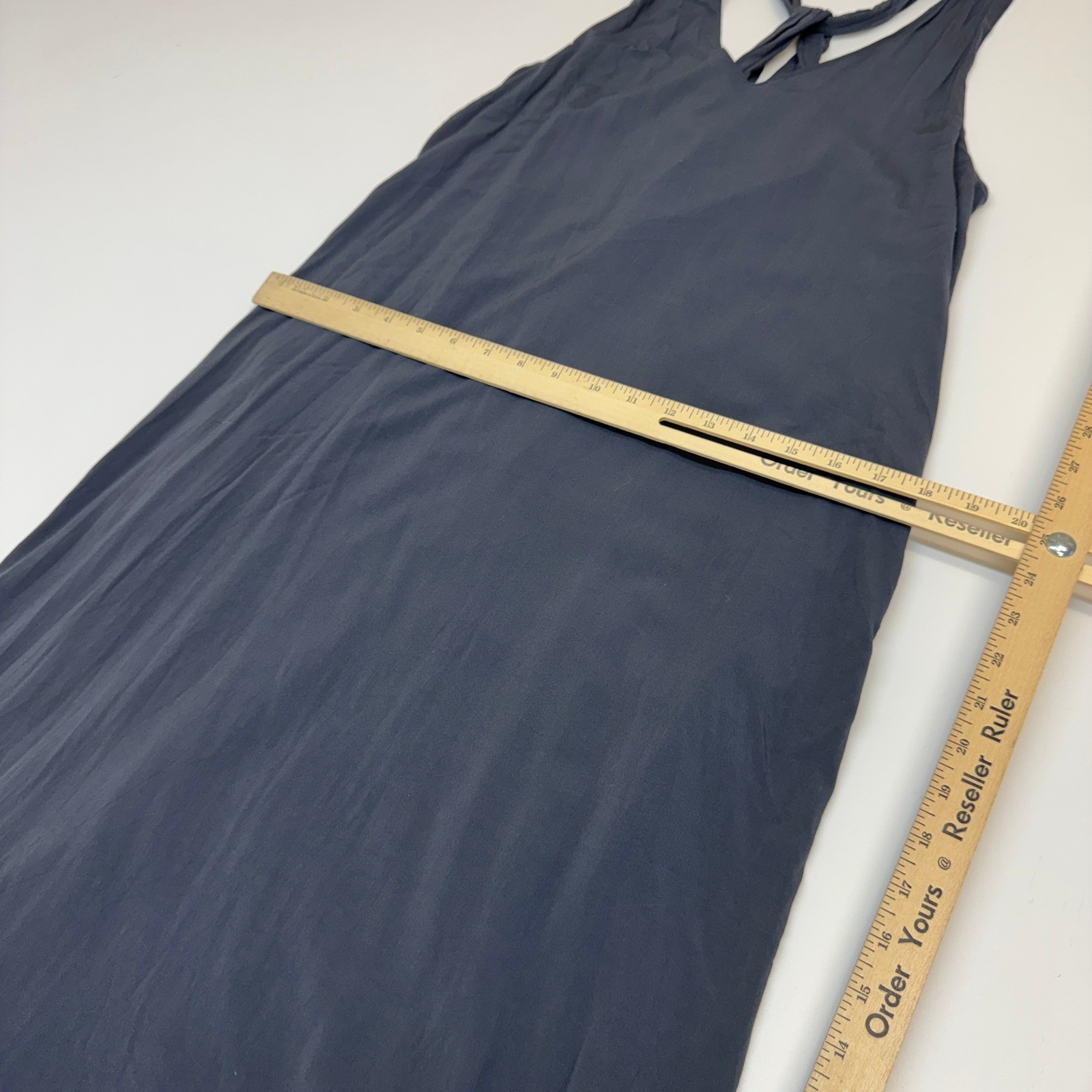 MOD REF Dress Womens Small Gray Midi Minimalist Boho Summer