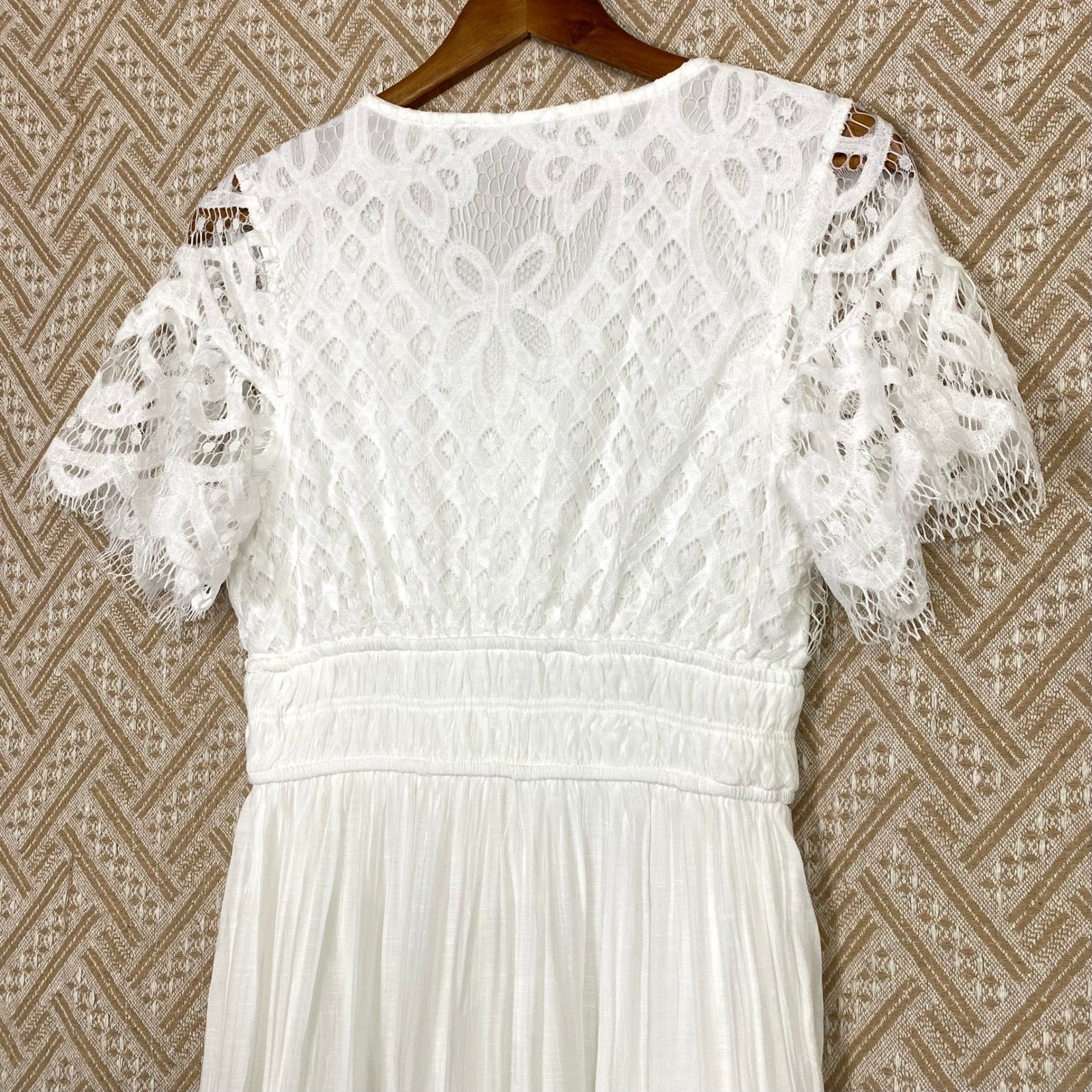 Anthropologie J Gee Small Maxi Dress Cottagecore Romantic Coquette Feminine Chic