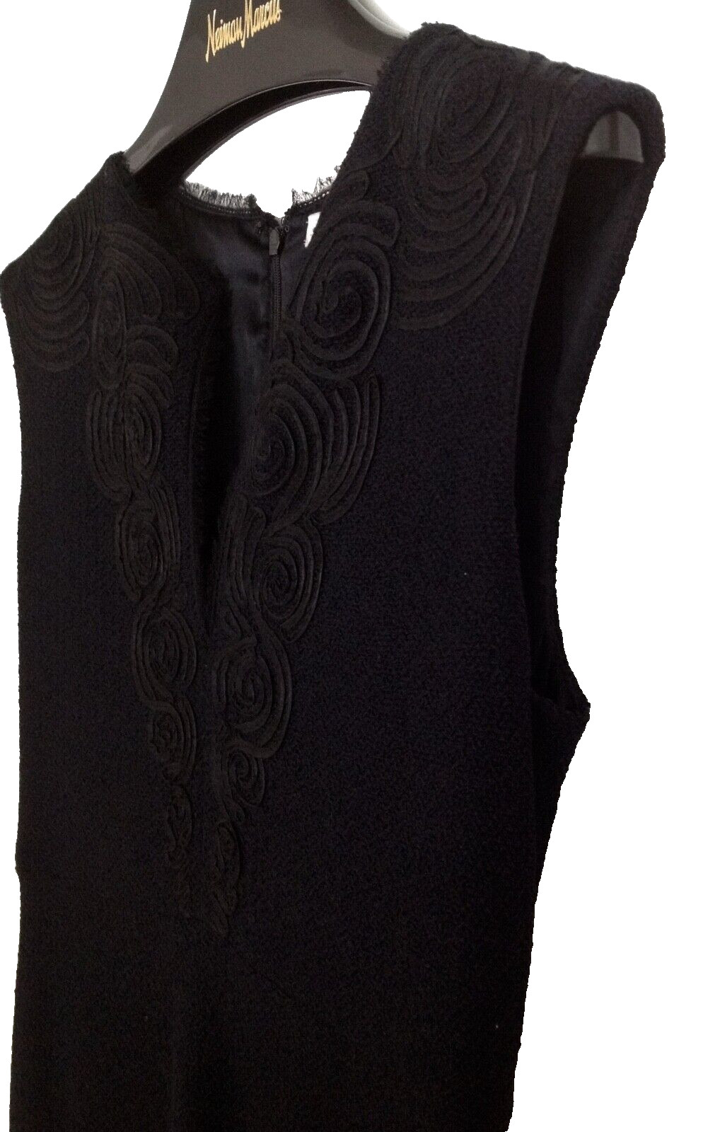 St. John Couture Excellent Condition Gorgeous Dress Black Knit Size 4 Small