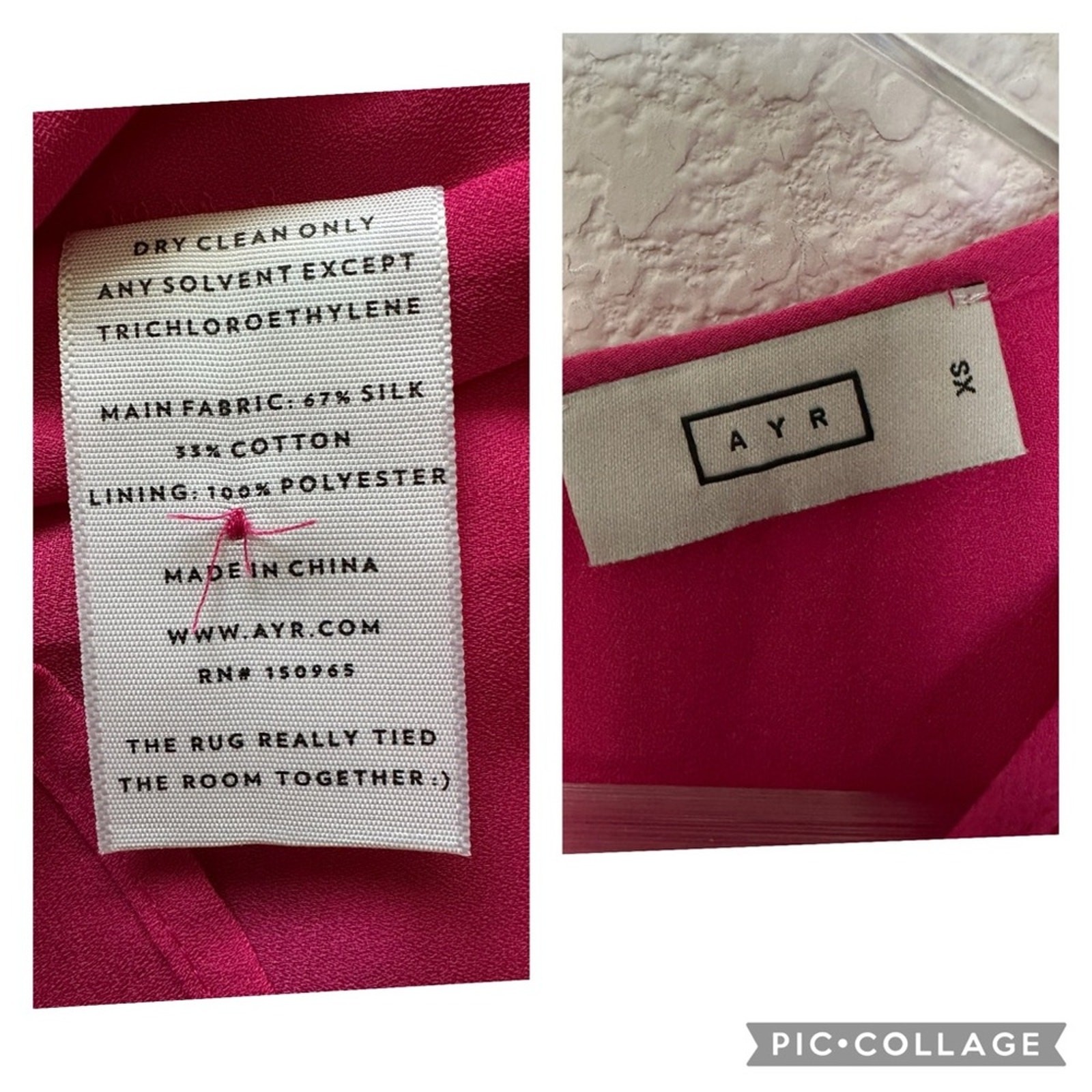 AYR The Something Special Silk Dress Pink Crinkle Flowy Smocked Ruched Sheer XS