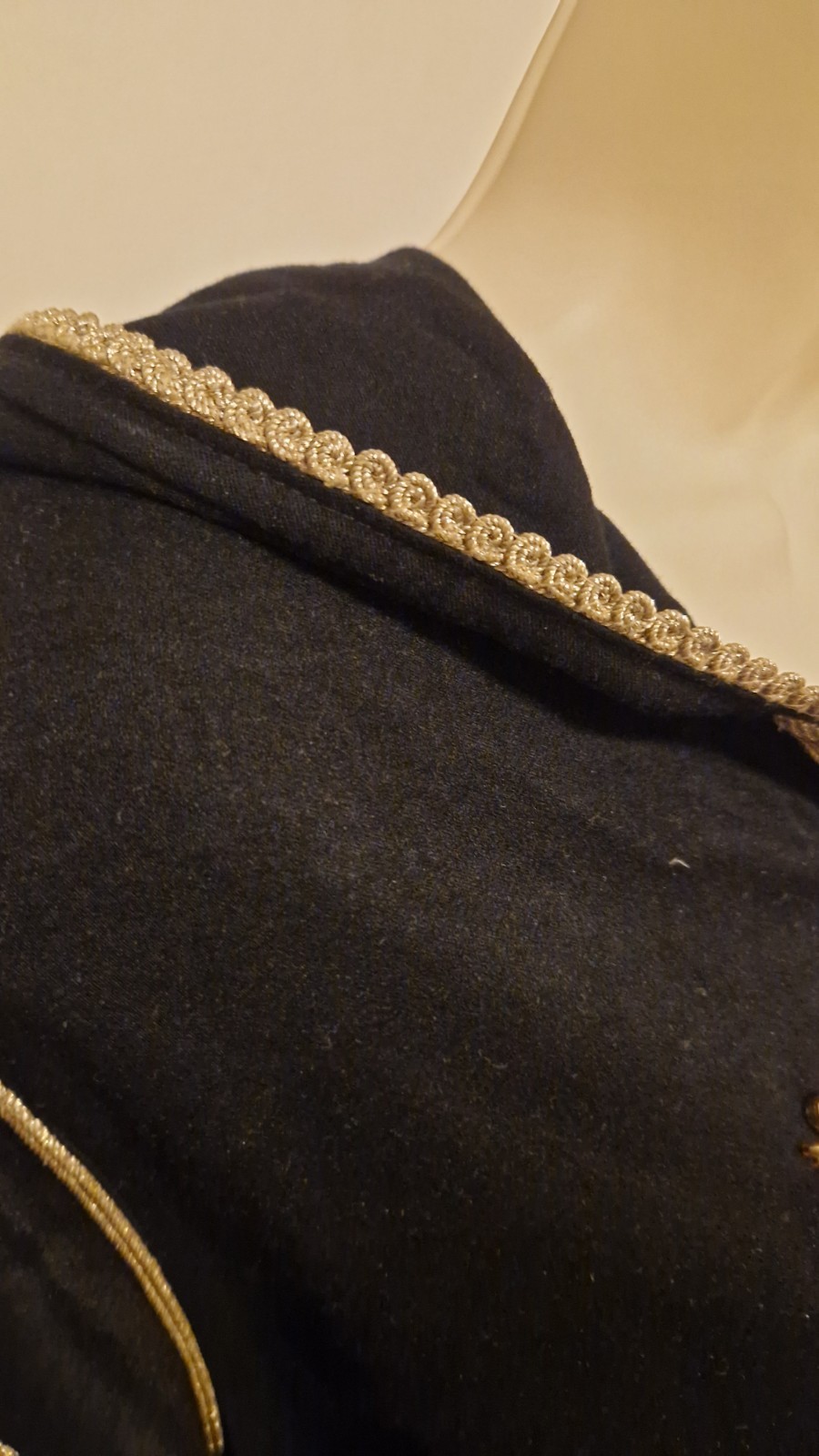 Tailor-Made Black Moroccan Jellaba – Mlefa Fabric