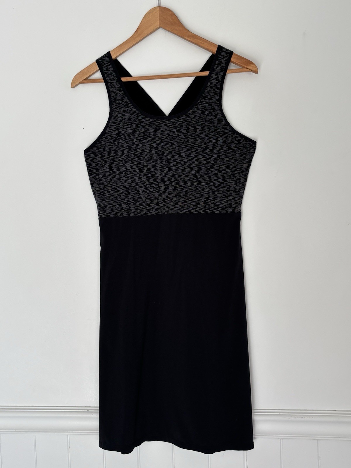 Smartwool Willow Lake Midi Dress Merino Wool Lightweight Black Women’s Small d97