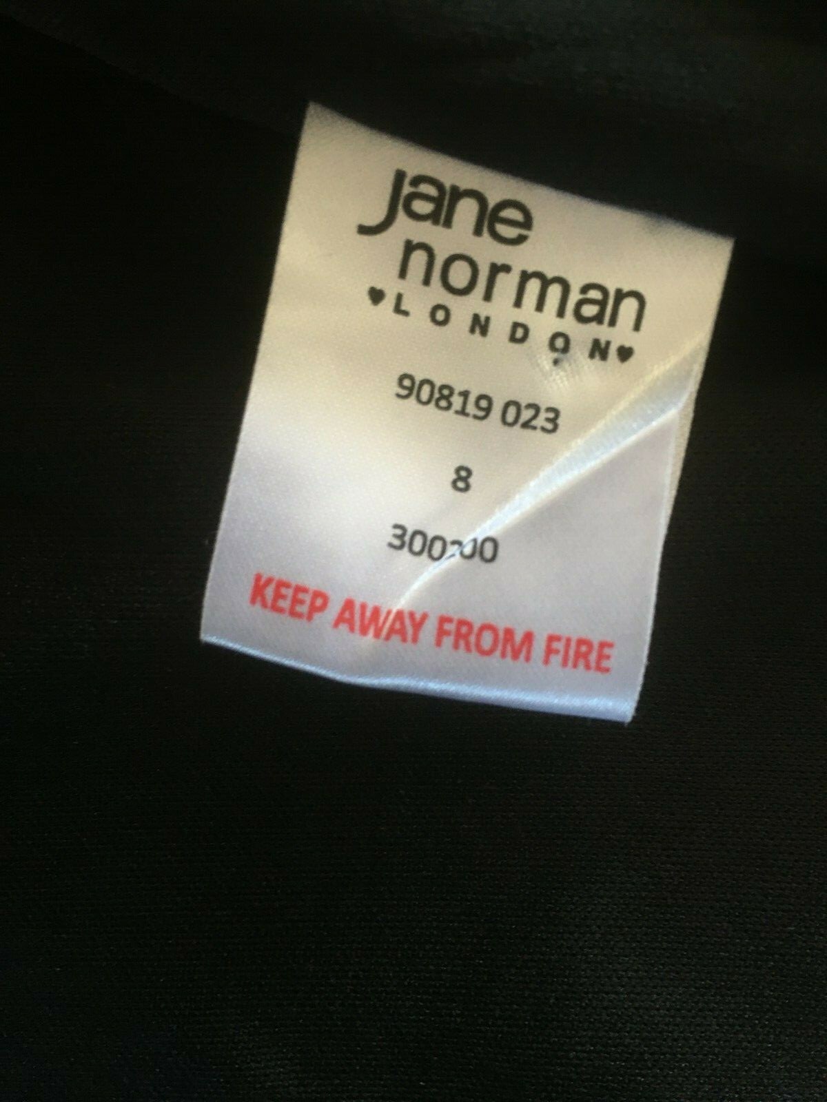 Jane Norman Black Sequin Bodycon Party Dress Size 8 Xmas Party Sparkle Silver