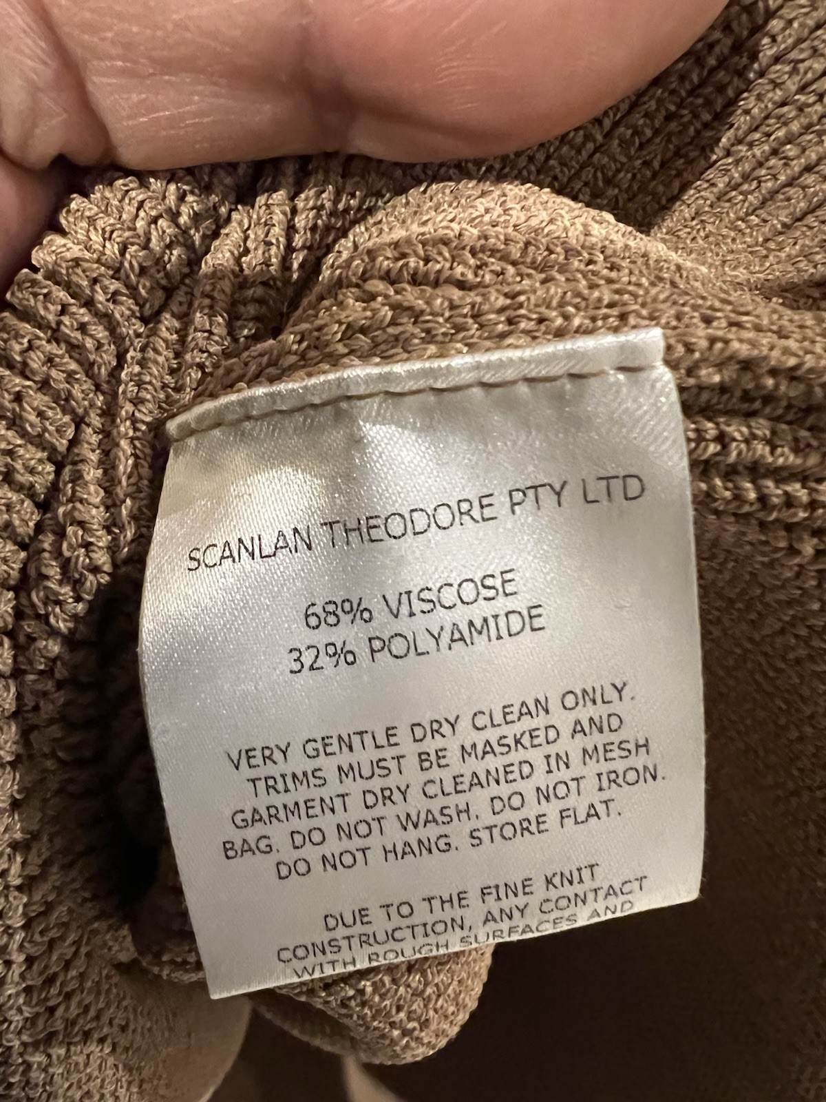 Versatile SCANLAN THEODORE 🤎🤎🤎 Knit Dress Size M Medium
