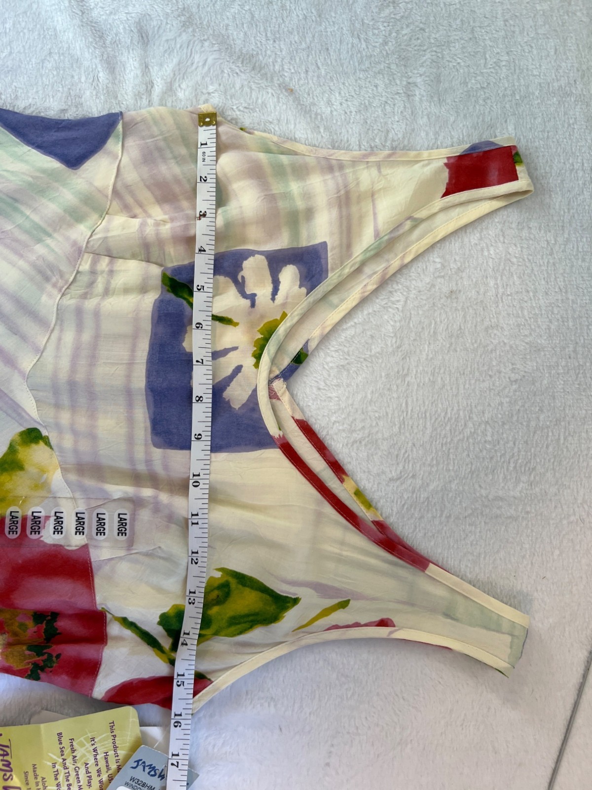 Jam’s World Hula Moon Window Flower Sundress NEW Large Floral Tropical Hawaiian