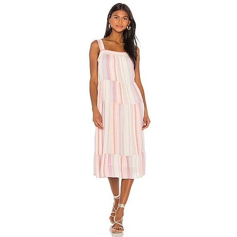 Amaya Mini Dress in Juliette Stripe