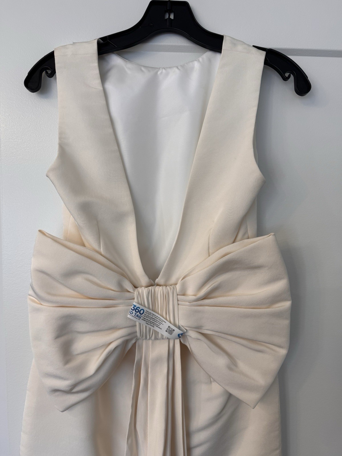 Alexia Maria Ella Silk Faille Mini Dress Cream Size 2 – New w/Tags