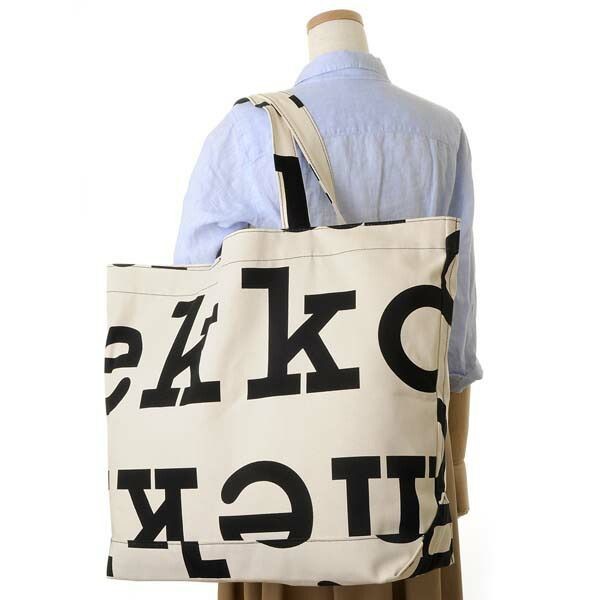 marimekko Marimekko Tote Bag 90591 890 AHKERA Logo Large Canvas Tote