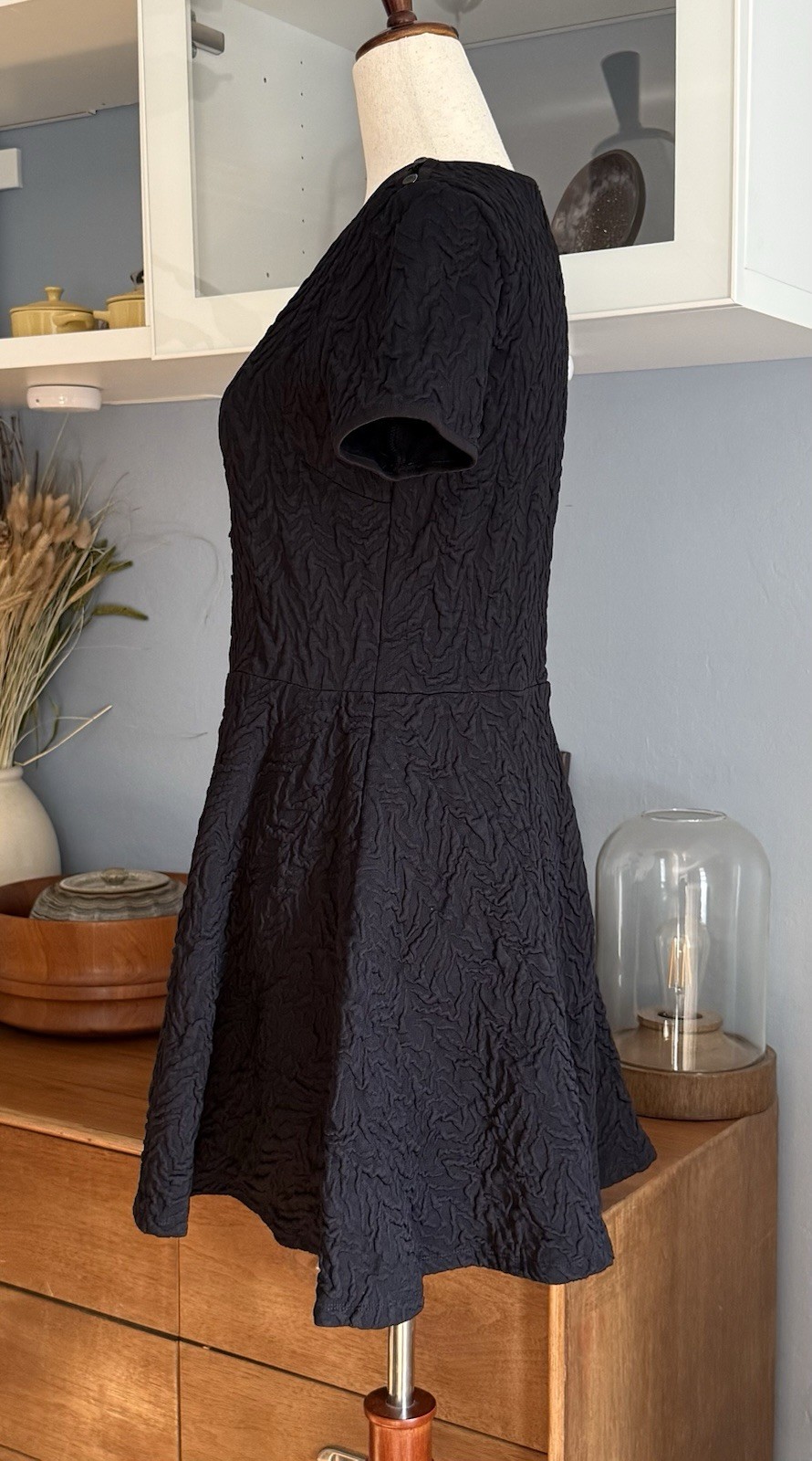 Opening Ceremony Desert Jacquard Flare Dress Black Size L