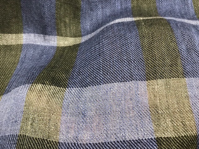 Flax Lithuania S Blue Combo Color Block Stripe Linen Dress Harmony Collection