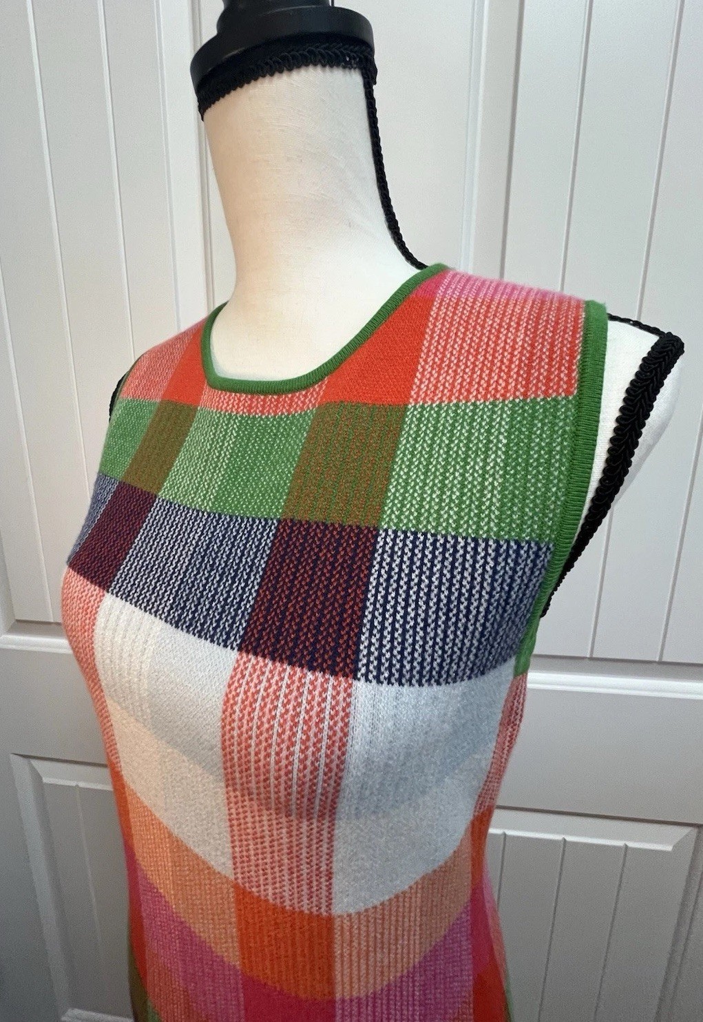 Plaid Mini Sweater Dress Red/Pink/Green/Blue M – kate spade new york x Target