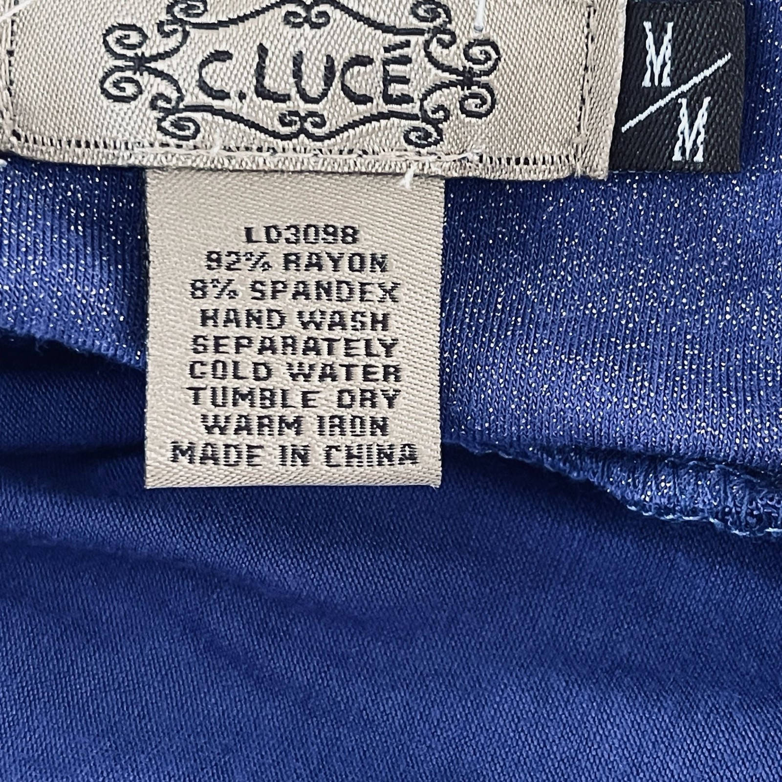 C. Luce Metallic Blue Halter Neck Pleated Mini Dress NWT