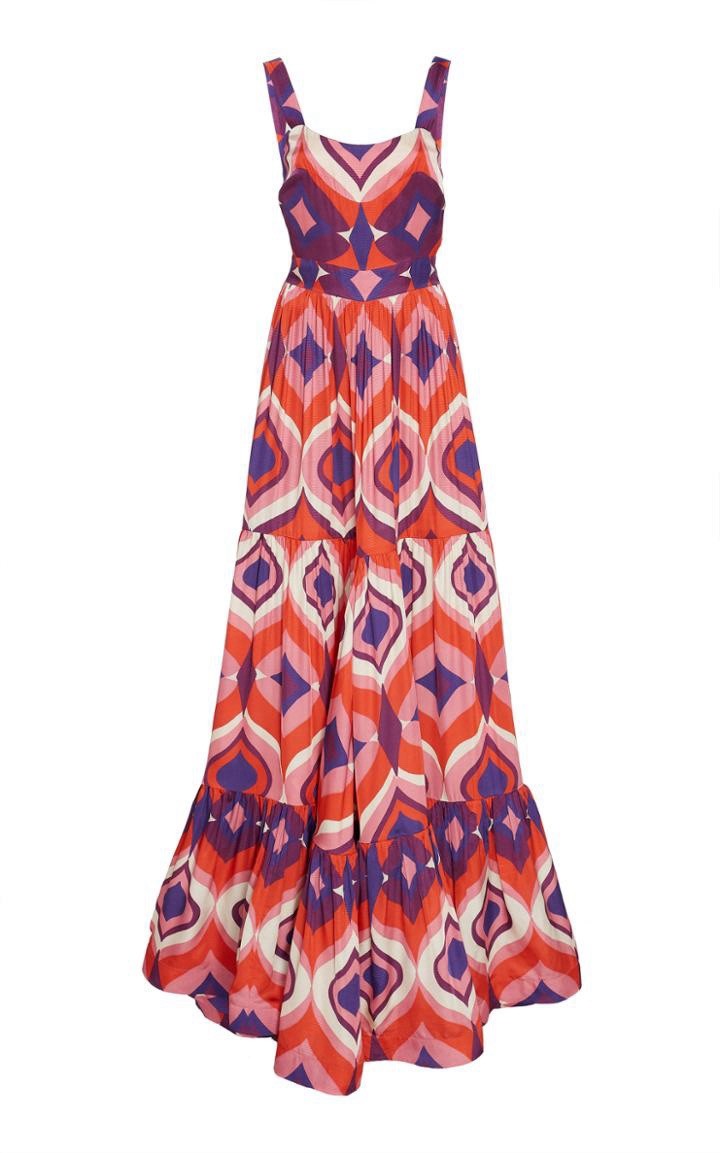 NWT Alexis Jordan Kaleidoscope Maxi Large Dress