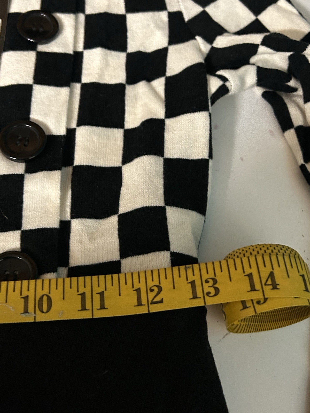 NEW Voodoo Vixen Checkered Retro Mod 60s Knit Dress Funky Small Pinup Punk