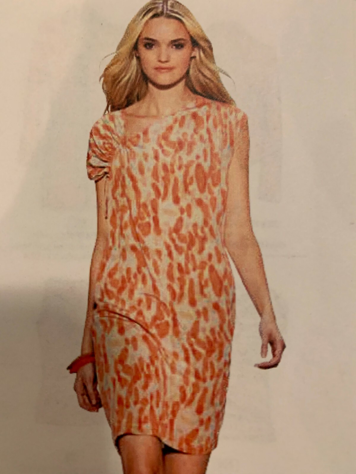 NWT$265 ETCETERA SILK ABSTRACT ASYMMETRIC WEDGE DRESS w/POCKETS sizes 2 4 6 8 10