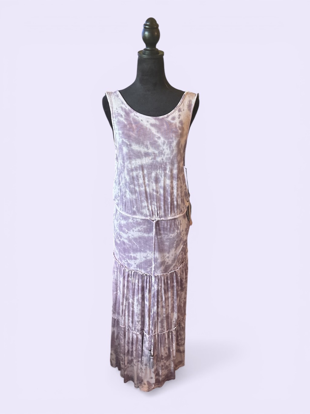NWT Knox Rose Purple Tye Die Maxi Tank Dress – Size M