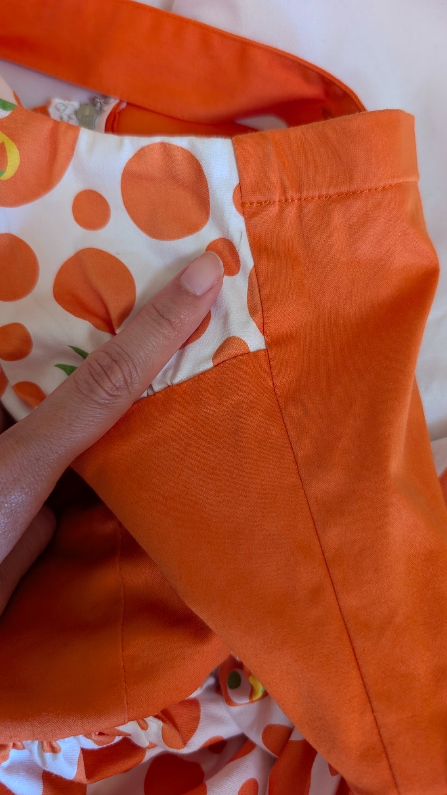 Disney Parks Authentic Original Medium Orange Bird Dress The Dress Shop pockets