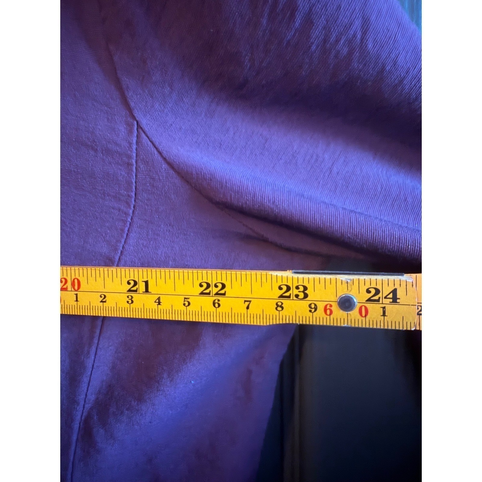 Soft Surroundings Plum Purple Button Down Midi Shirt Dress PXL Dark Academia