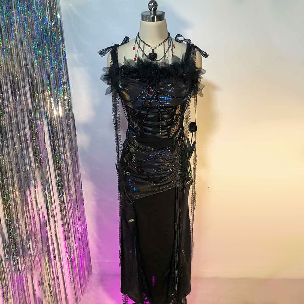 Goth Dress Women’s Emo Clothing Punk Rock Clothes Scene Gothic Y2K Cyber Grunge