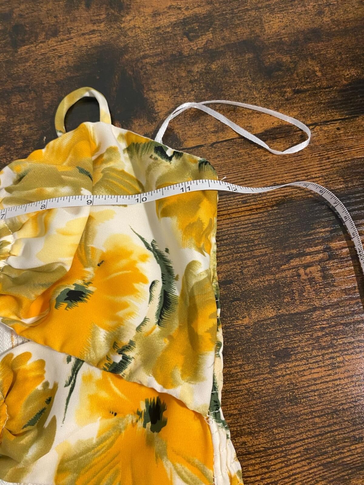 All About May Smocked Floral Cut Outs MIDI Dress