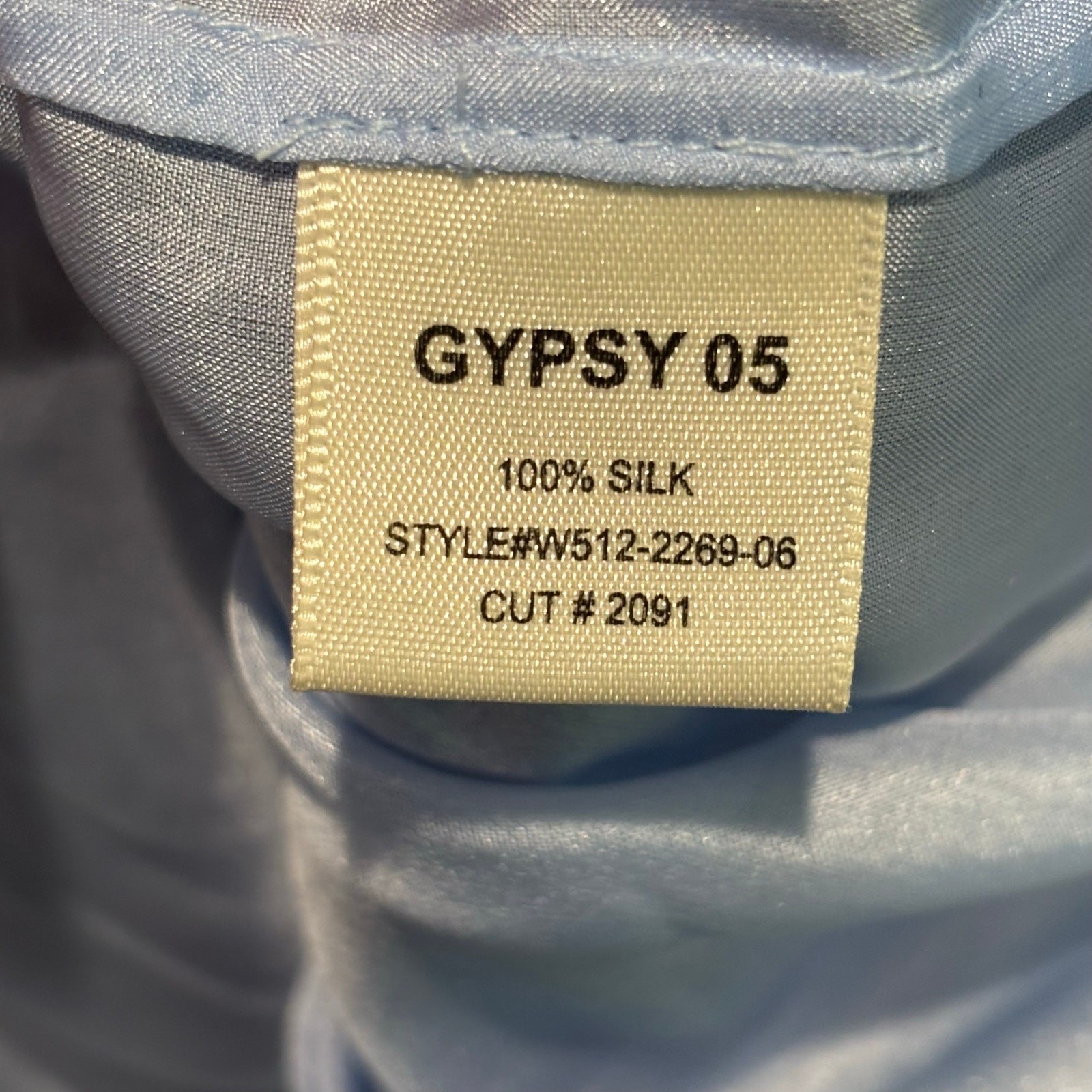 Gypsy 05 Silk Printed Short Sleeve Mini Dress – size Small
