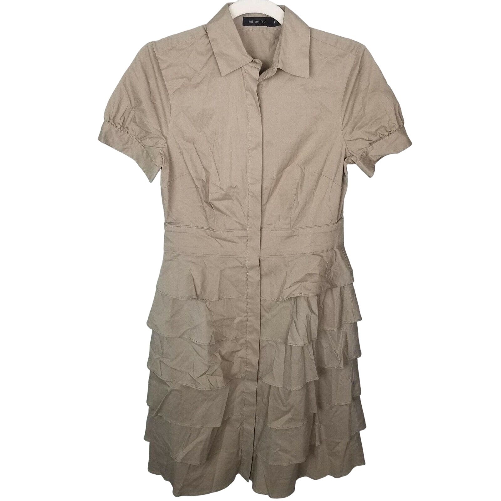 The Limited Dress Mini Shirt Dress Ruffle Dress Button Up Dress Party Dress 2