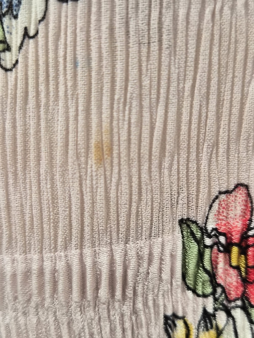 Max Studio Floral Butterfly Print Stretch Sleeveless Sheer Dress Size Small