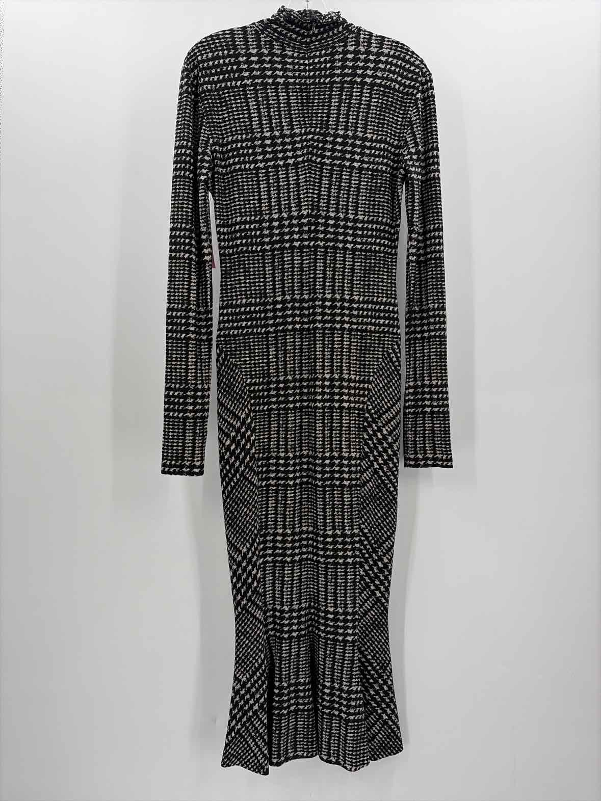 Pre-Owned Norma Kamali Black Size Small Maxi Long Sleeve Dress