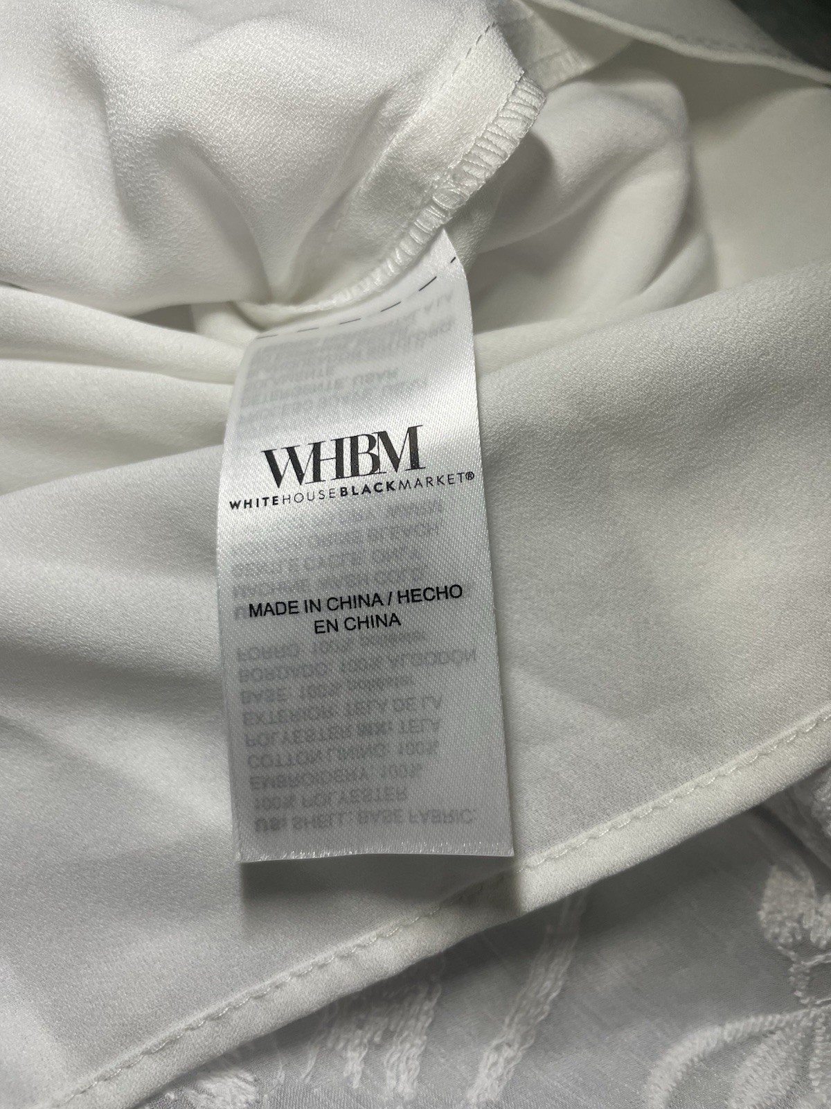 NWT White House Black Market WHBM Halter Sleeveless Dress White, Lined Size M