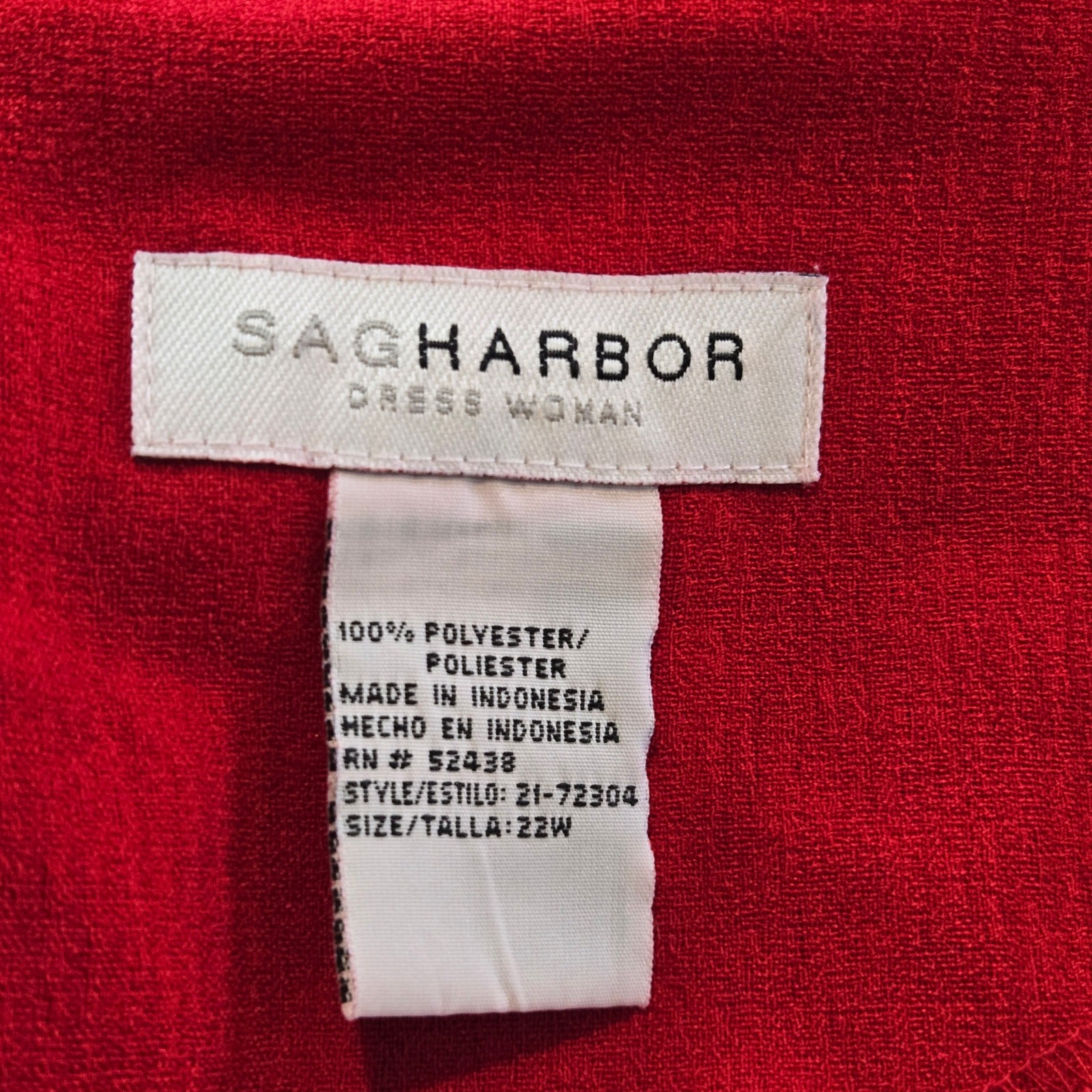 Sag Harbor Maxi Tank Red Jumper 22W Embroidery Cottage Garden Lagenlook European