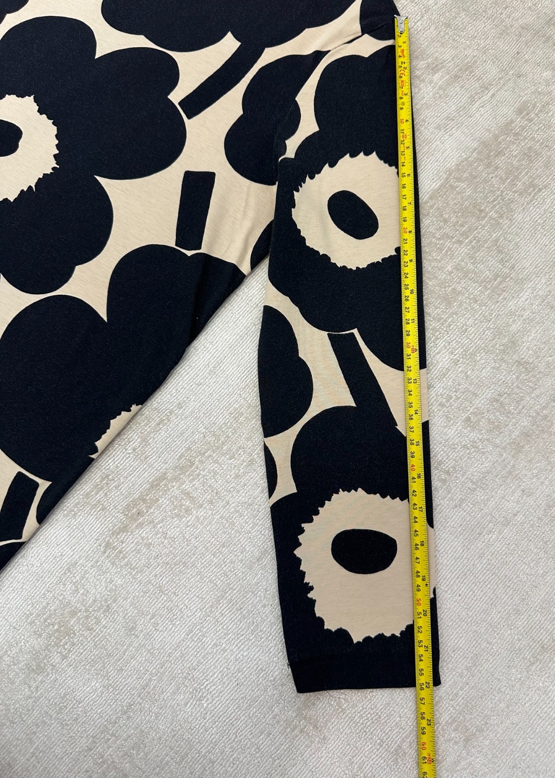 Marimekko Maksiimi Uniko A-line Cotton Jersey Big Poppies Size L Maxi Dress