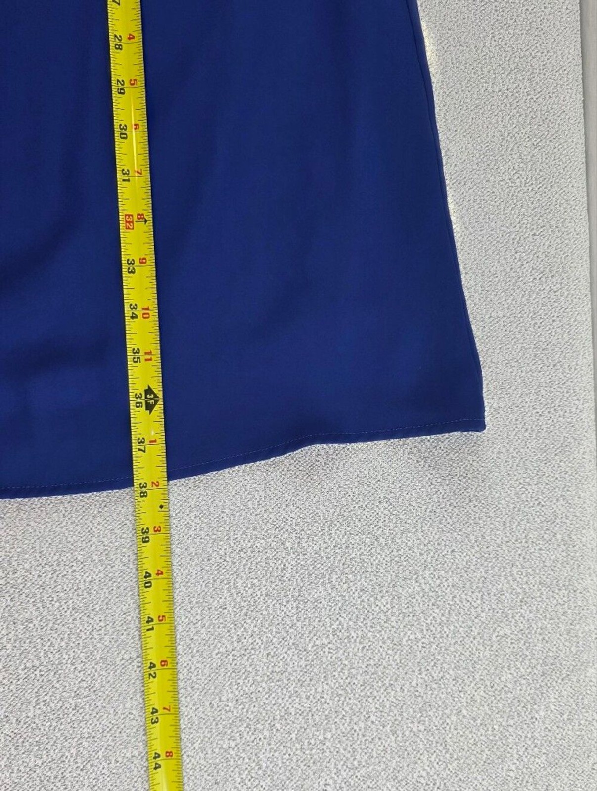 Free Press Draped Racerback Chiffon Dress Royal Blue Wmn’s XL