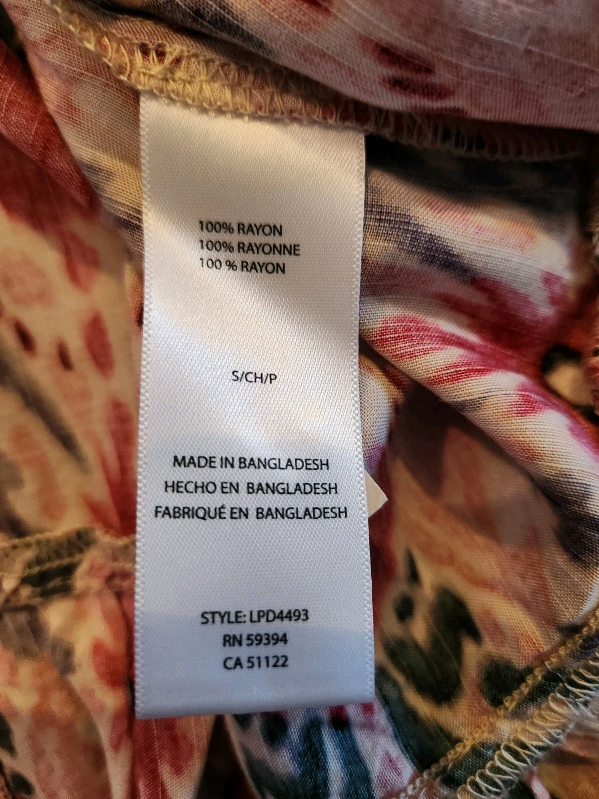 BeachLunchLounge NEW Skylar Paisley Floral Sundress Coral Red NWT Womens Small