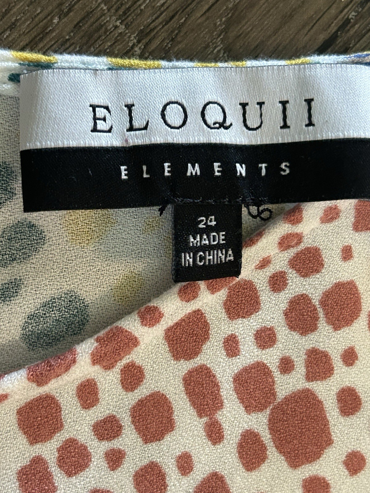 Eloquii Elements Plus Size Tiered Dress 24 Rainbow Abstract Print T Shirt Knit