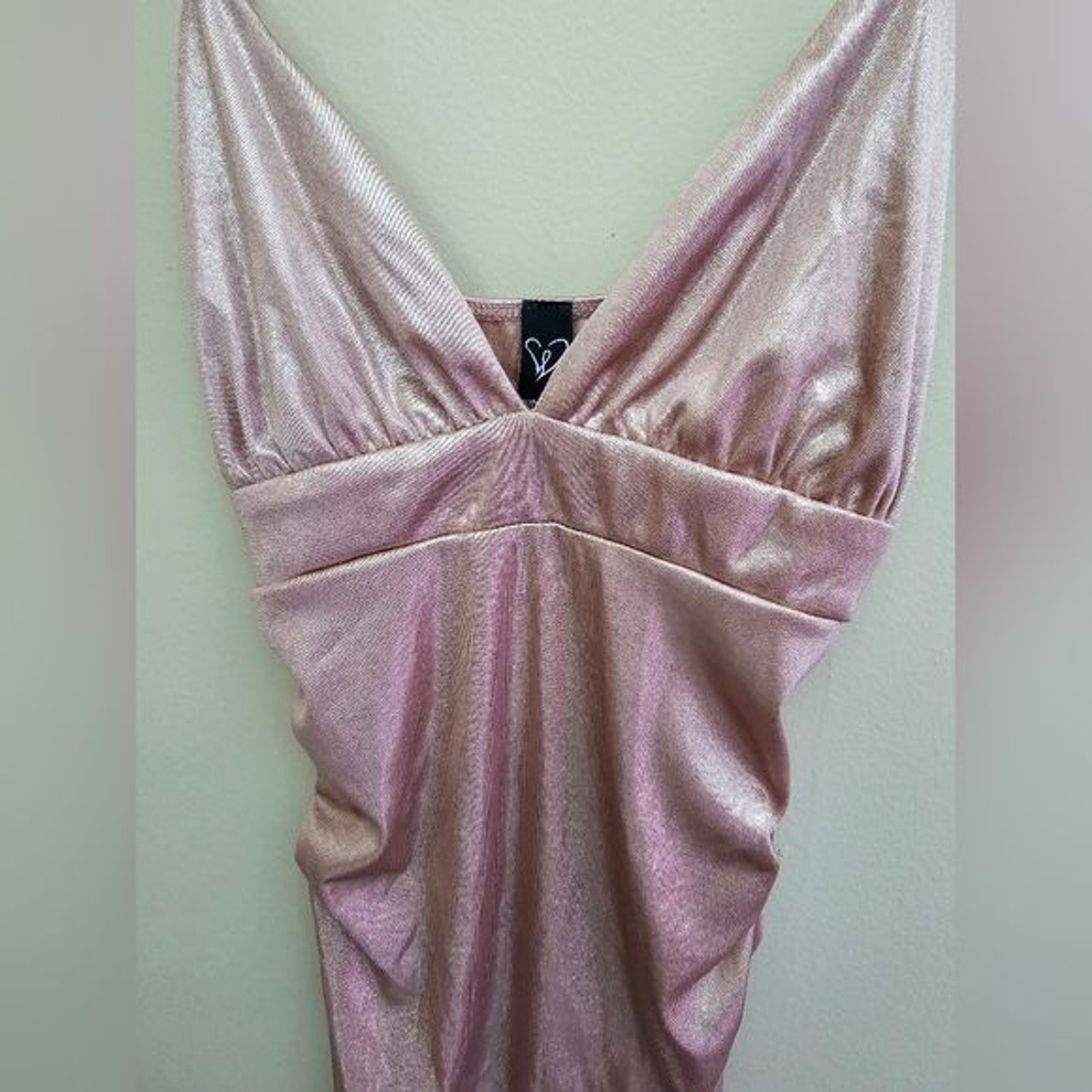 Rose Gold Mini Dress