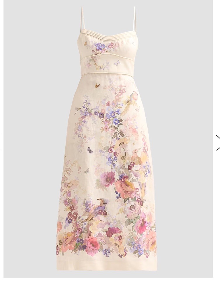 Zimmermann Alchemy Linen MIDI Dress