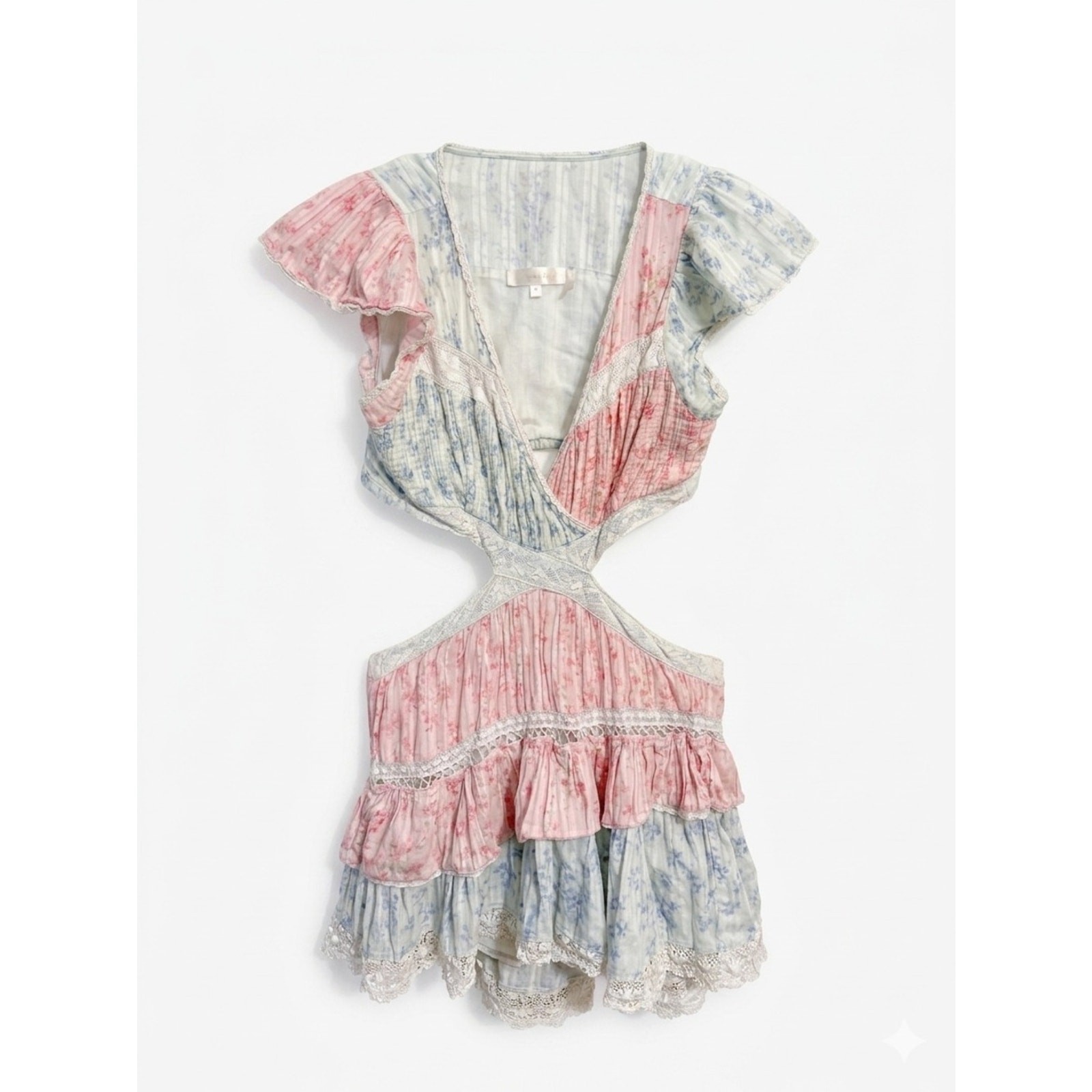 LoveShackFancy Audrina mini dress