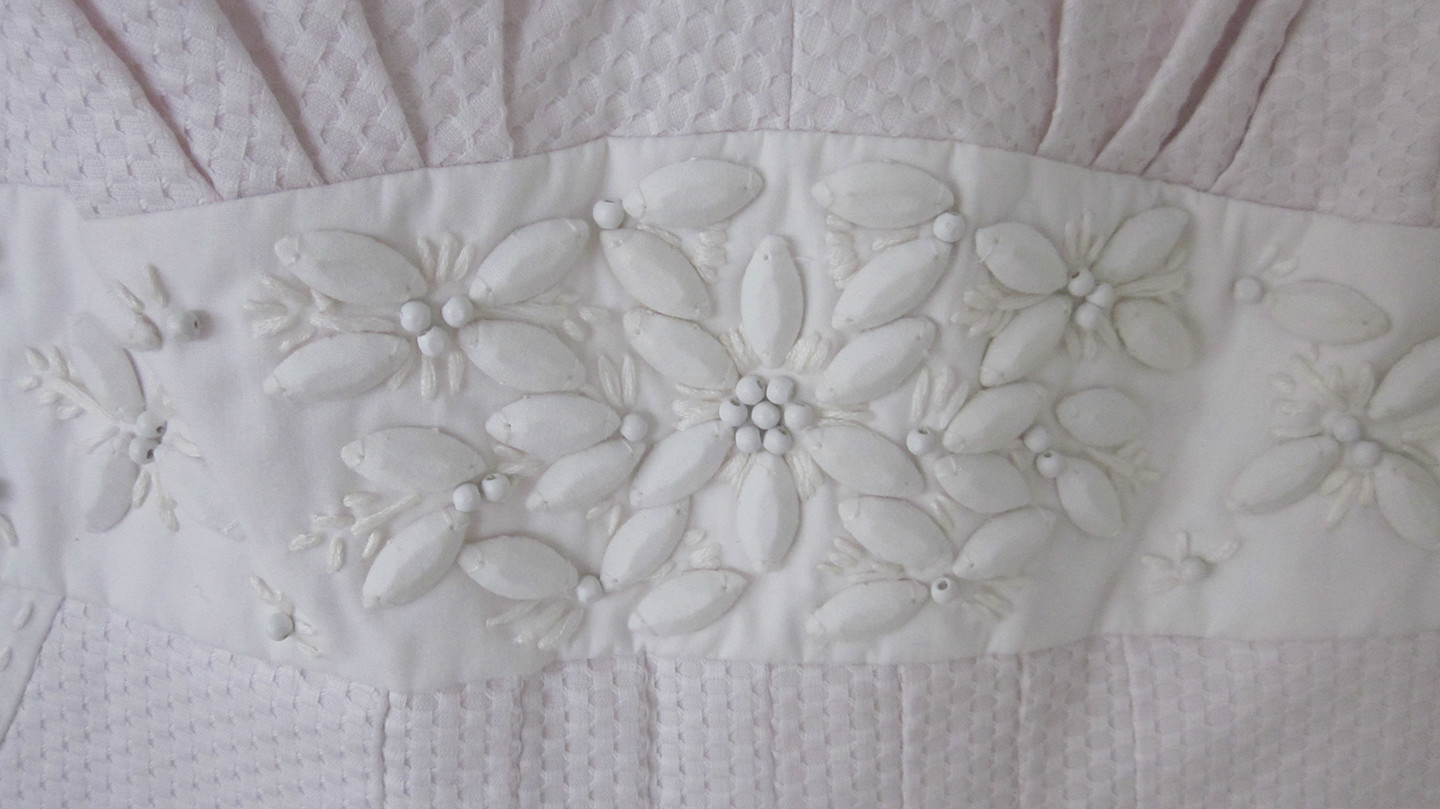 Rebecca Taylor Lawn Party Textured White Jewel Embellished NWT Sz 10 Sun Dress