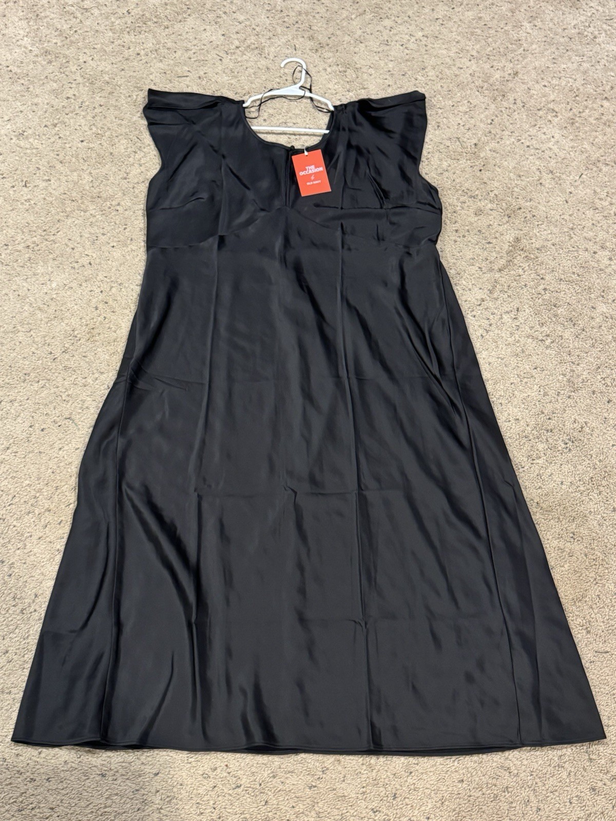 Old Navy the Occasion Satin Dress Flutter-Sleeve Size XXL