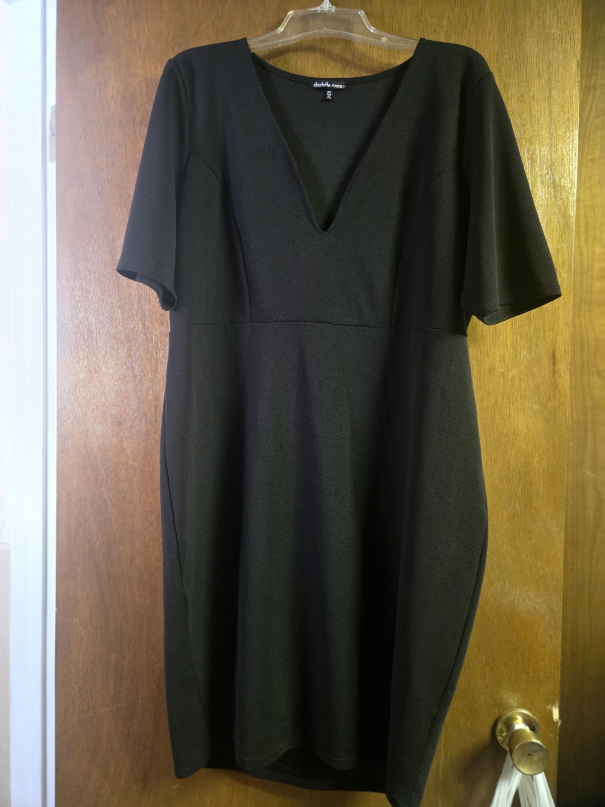 Women’s 3XL Short Sleeved Charlotte Russe Black Dress