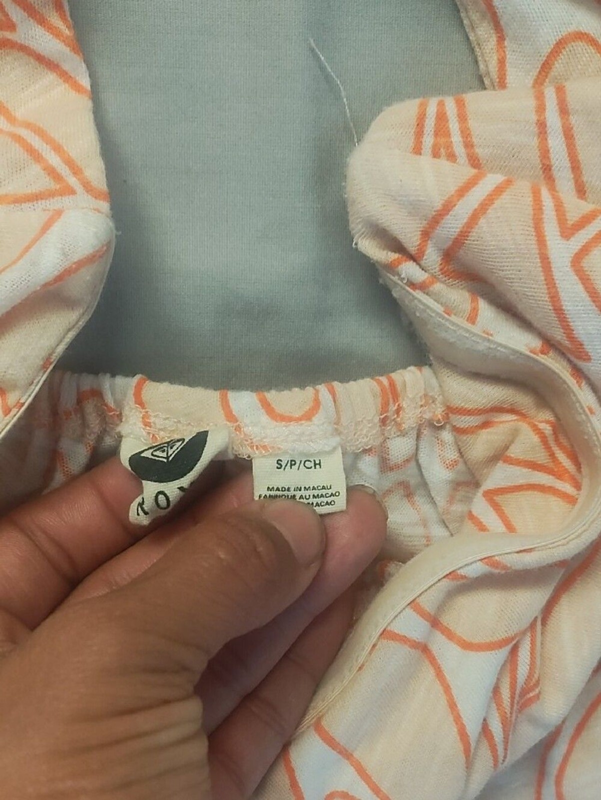 Orange and White Tube Sun Dress